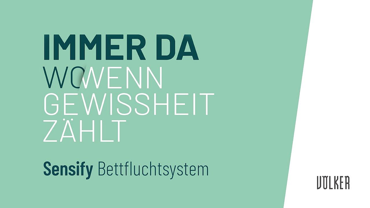 Völker Sensify Bettfluchtsystem